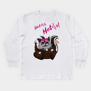 Rose - Hotcha Hotcha! Kids Long Sleeve T-Shirt